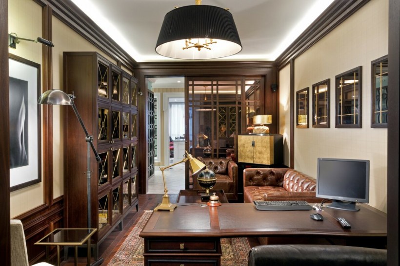 Кабинет в английском стиле