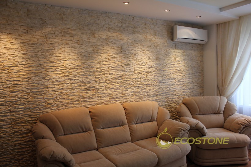 Сланец тонкорельефный гипсовый камень