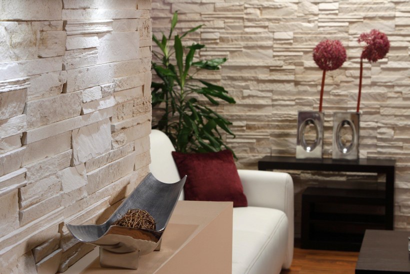 3д панели сланец в интерьере