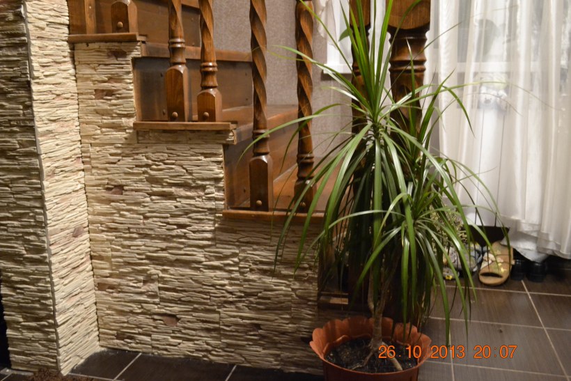 Камень сланец в интерьере