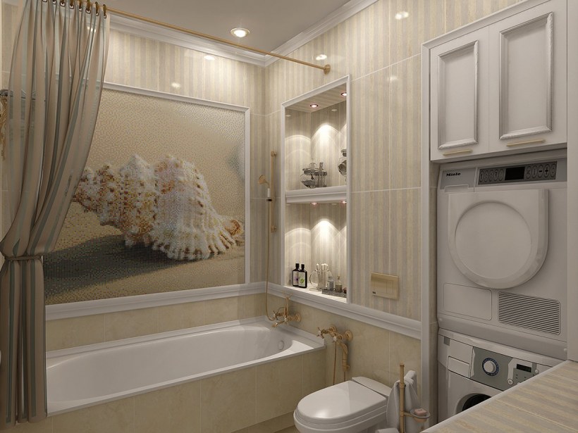 Бело Золотая ванная