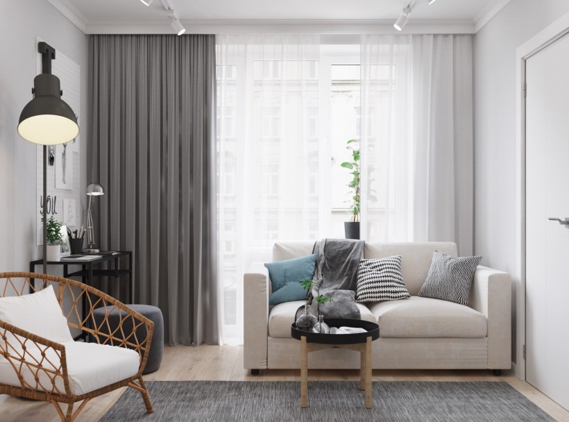 Оформление хрущевки зала икеа