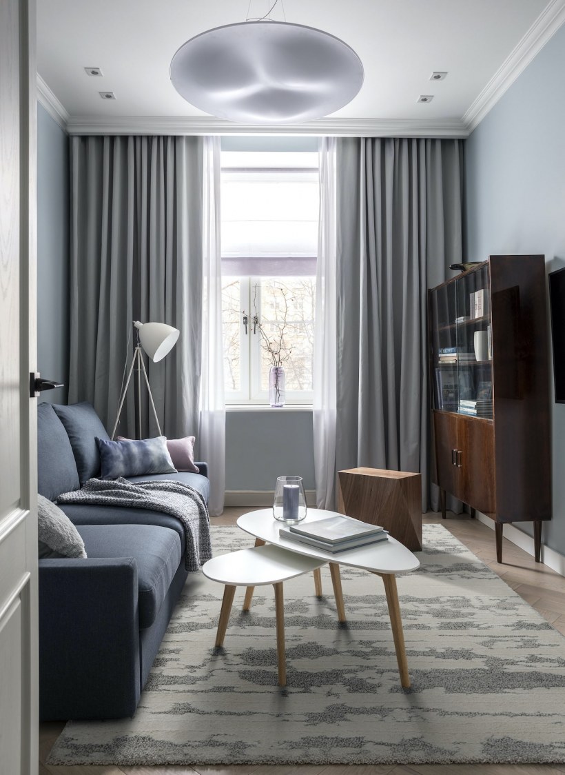 Интерьер небольшой гостиной