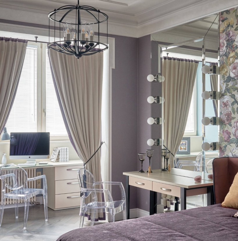 Шторы компаньоны для спальни