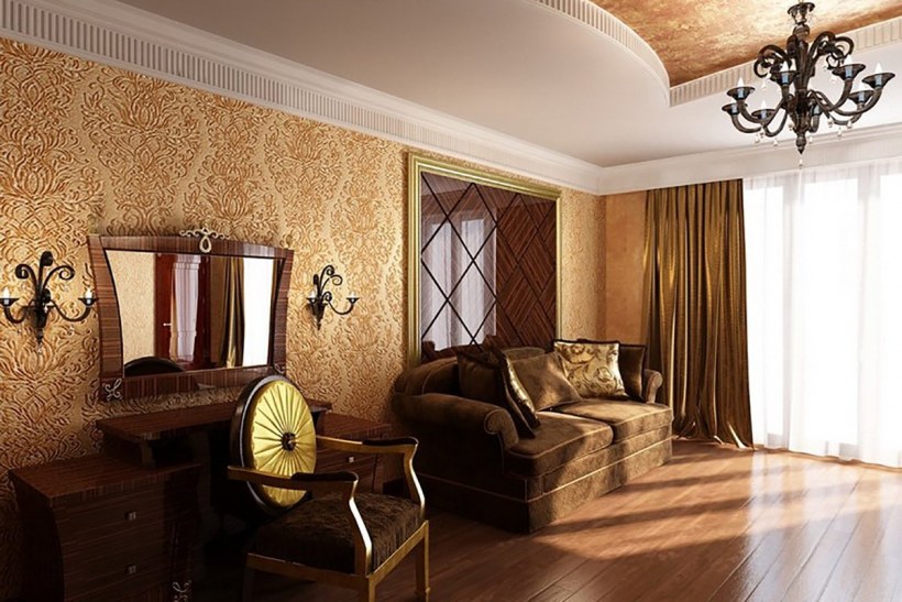 Линкруста в интерьере