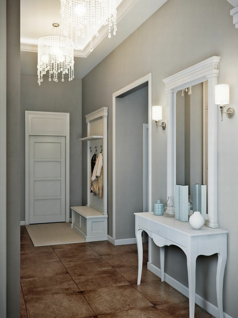 Серая прихожая