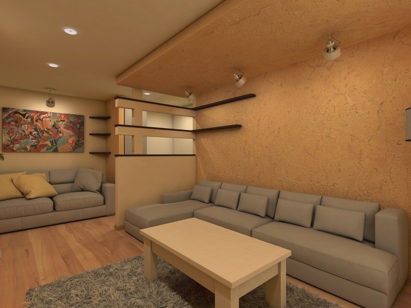 Отделка жилой комнаты