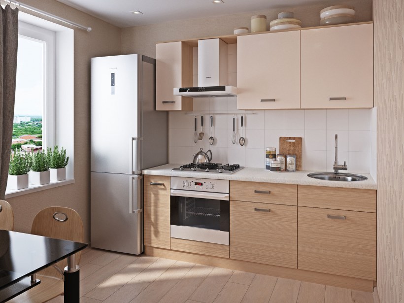 Кухни бежевого цвета
