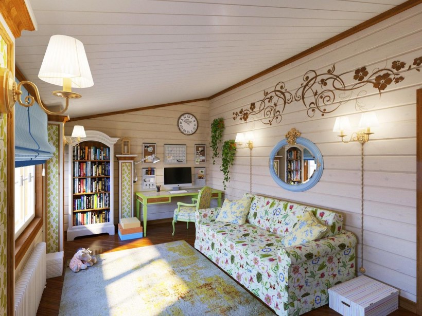 Детские комнаты в деревянном доме