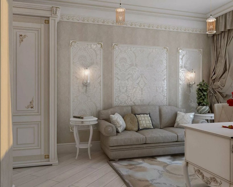 Отделка в классическом стиле