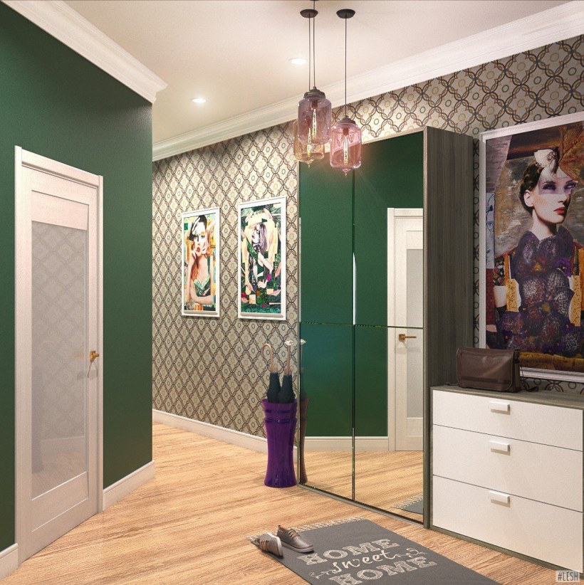 Зеленая прихожая