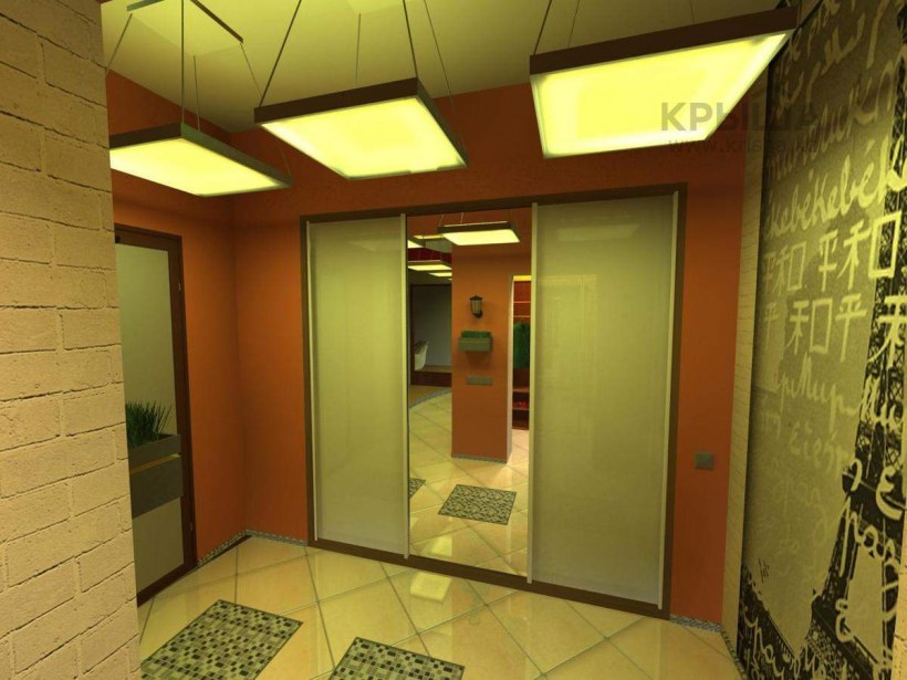 Желто коричневый коридор