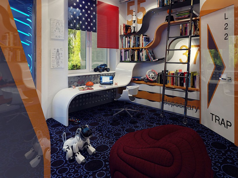 Комнаты для подростков мальчиков