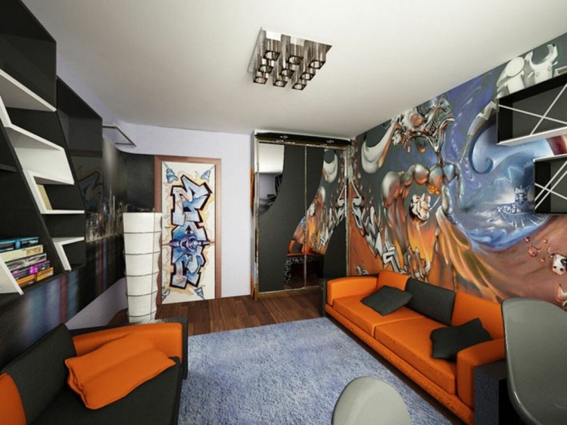 Дизайнерские комнаты для подростков