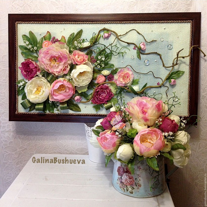 Флористическое панно