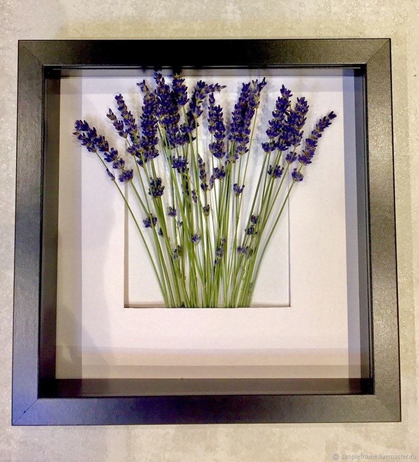 Панно из сухоцветов