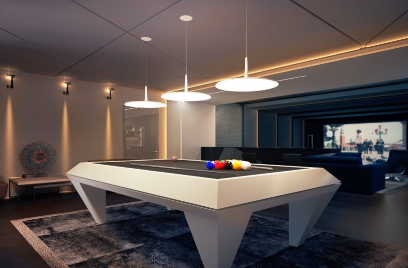 Современные бильярдные комнаты