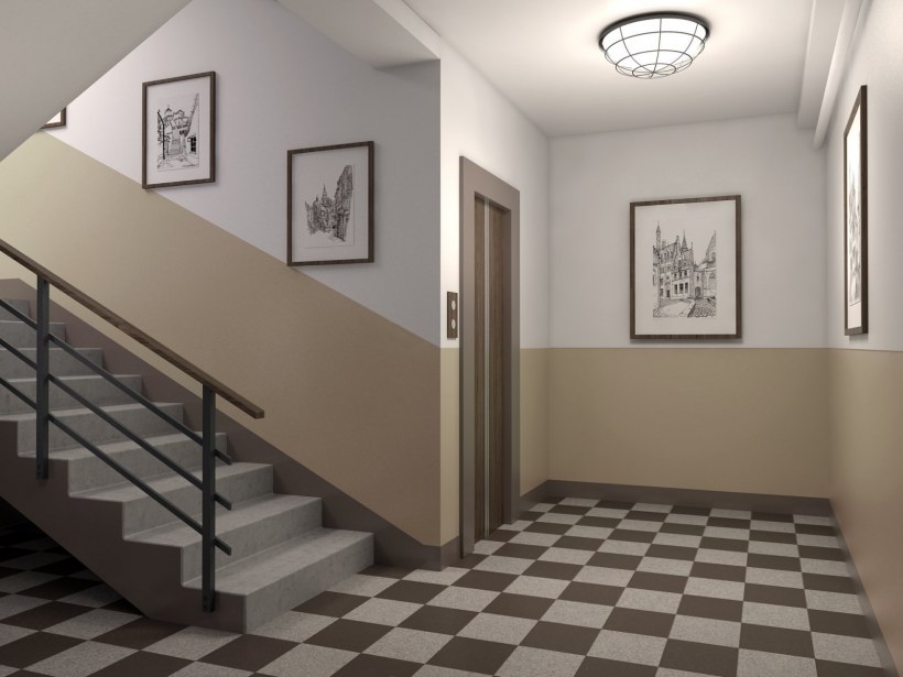 Красивый подъезд