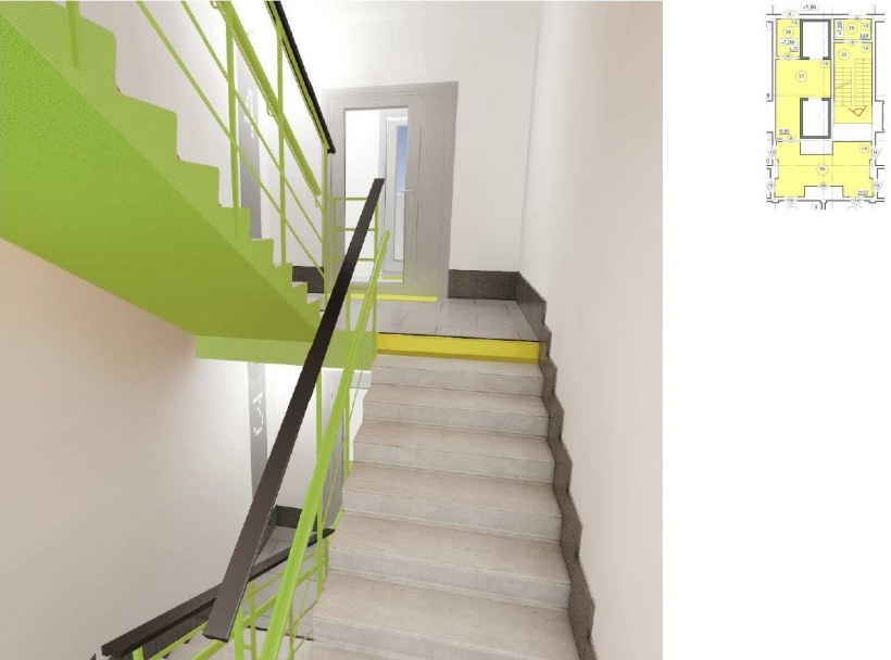 Лестница в подъезде