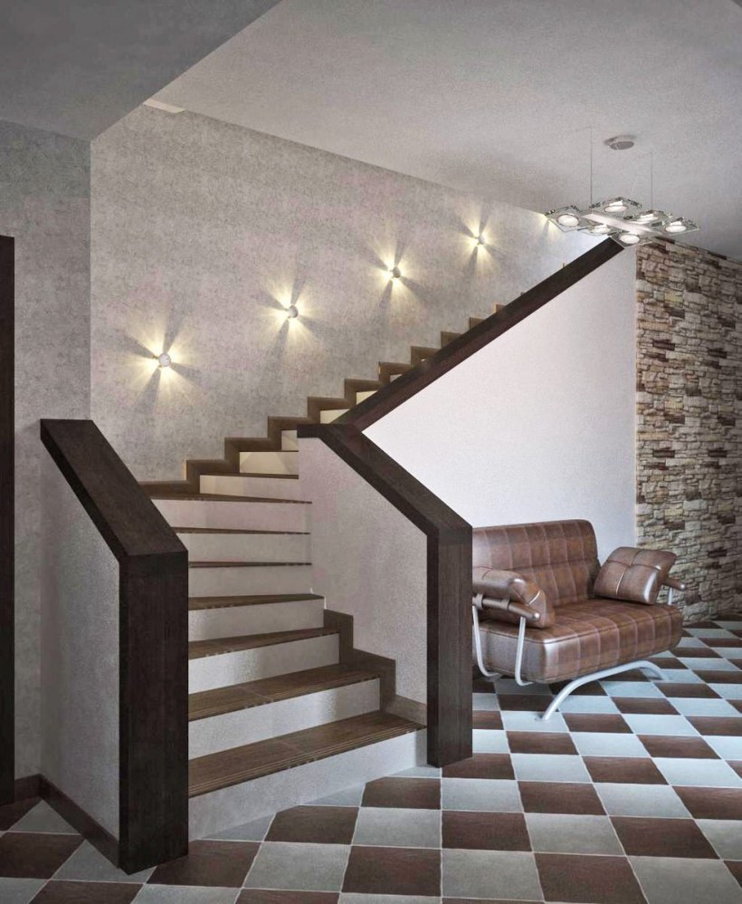 Освещение лестничного проема