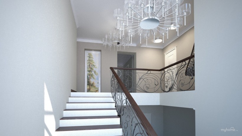 Штукатурка стен лестничного марша в частном доме