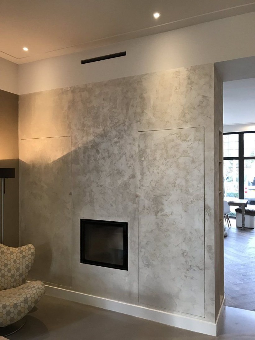 Декоративная штукатурка в интерьере