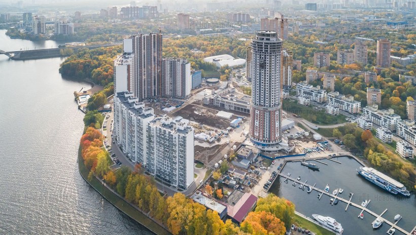 Москва река ЖК Маяк
