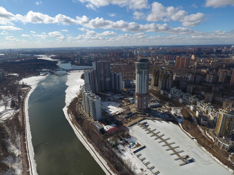 ЖК Маяк вид с крыши