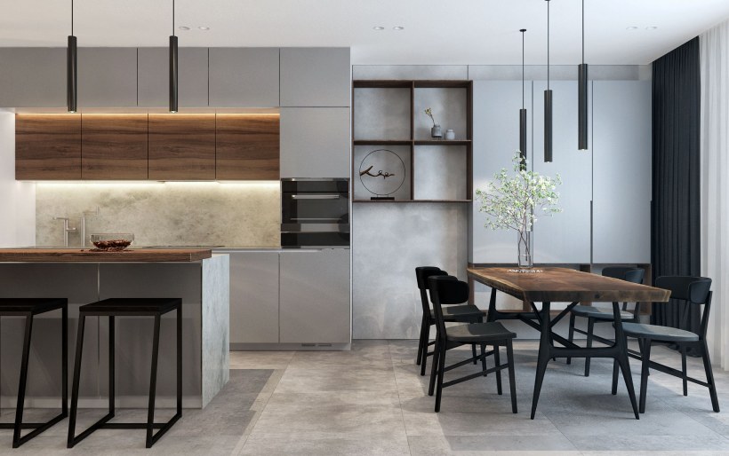 Кухня лофт Минимализм