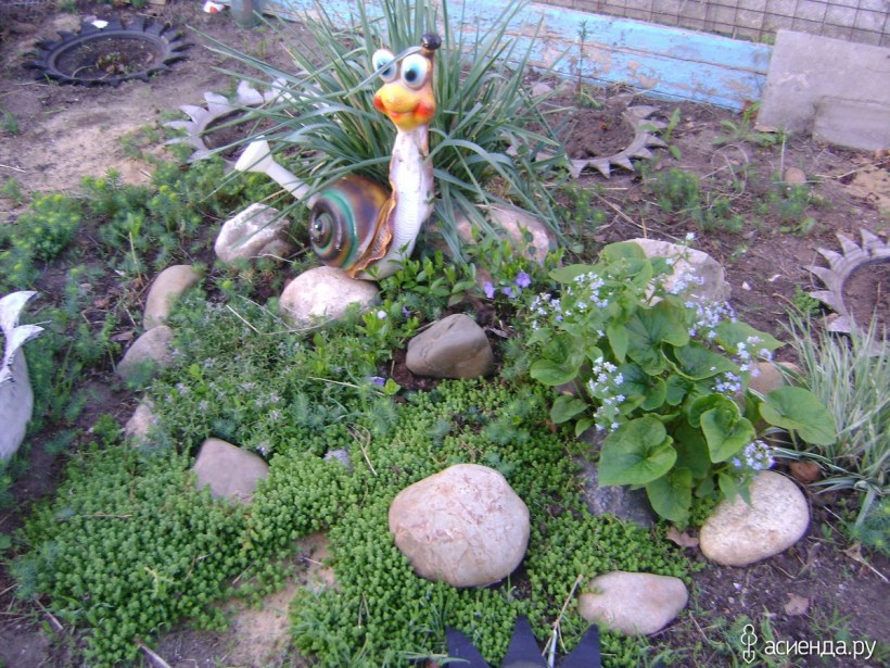 Альпийская горка клумбы каскадом