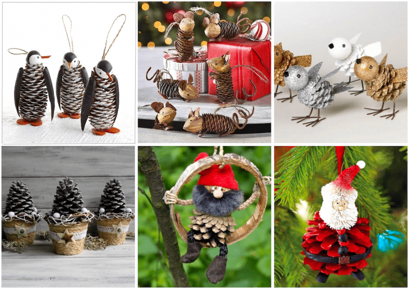 Поделки из шишек