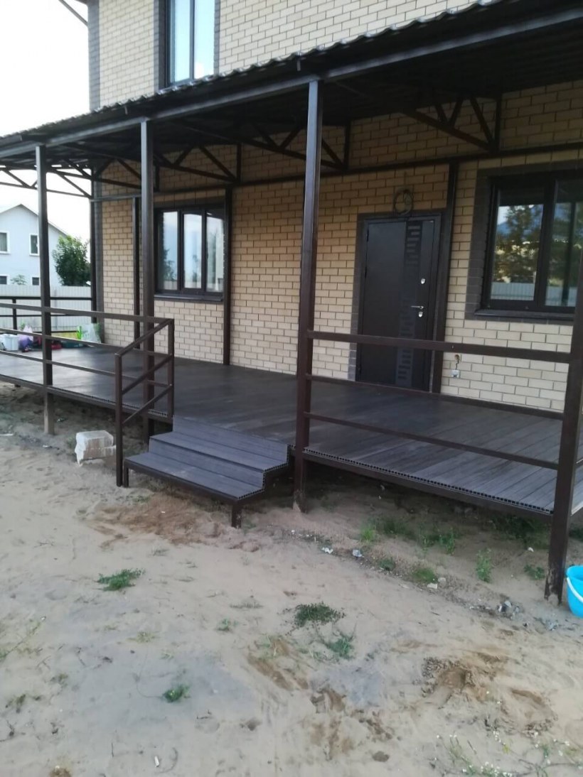 Веранда из металла