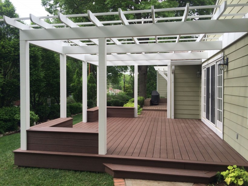 Пергола деревянная террасная