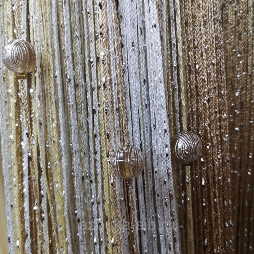 Кисея Радуга с люрексом