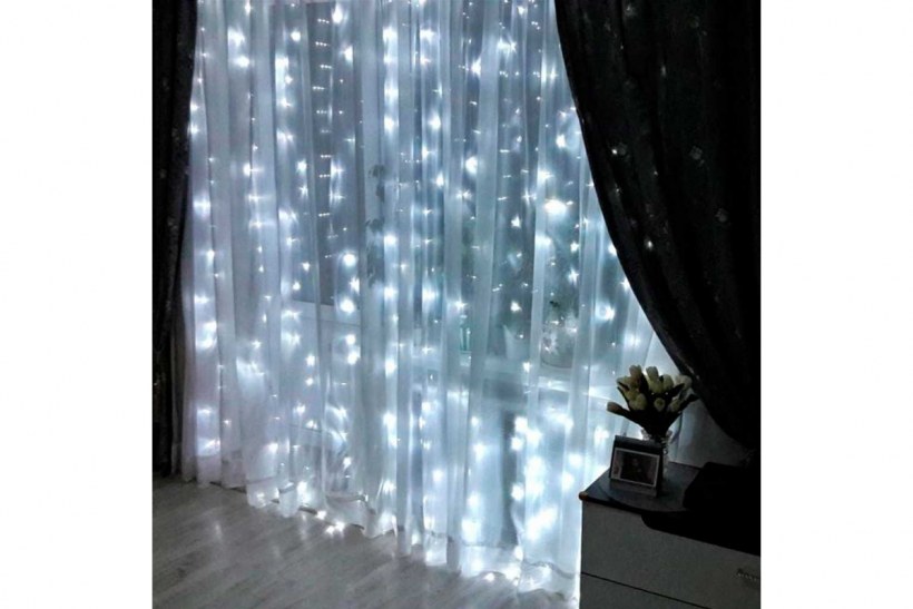 Гирлянда занавес, дождь 3x2м