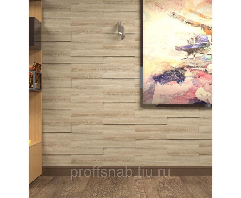 Панель МДФ Союз ламинированная дуб сучковатый светлый 238х2600х6 мм