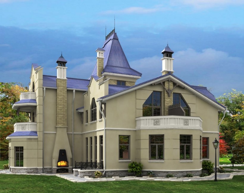 Дом в готическом стиле