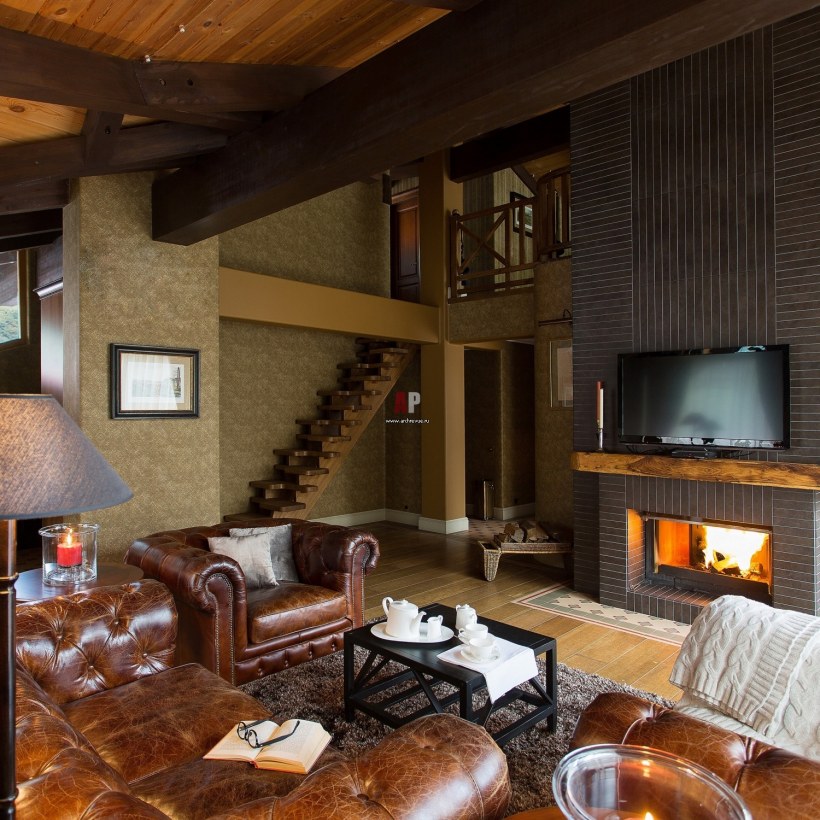 Спальня в стиле Шале Куршевель