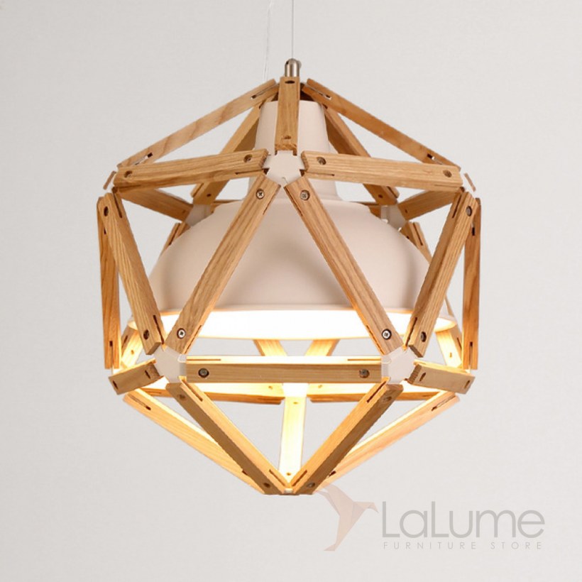 Люстра из дерева