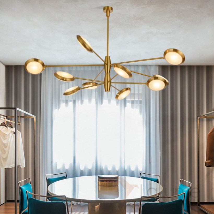 Люстры геометрические потолочные