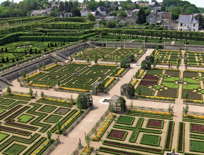 Сады Шато де Вилландри