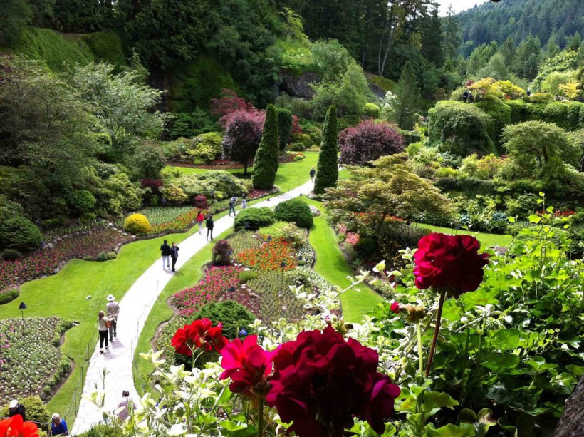 Butchart Gardens Канада