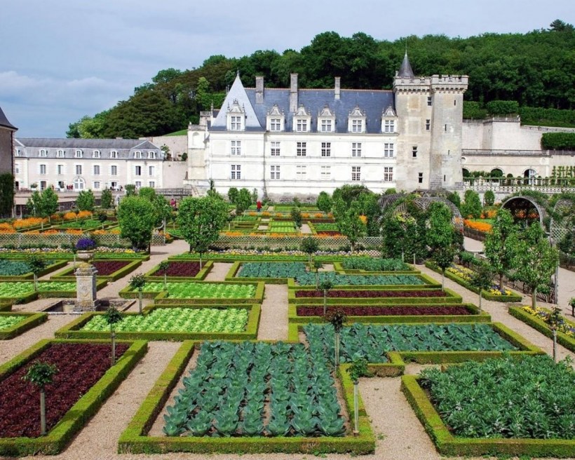 Сады замка Вилландри