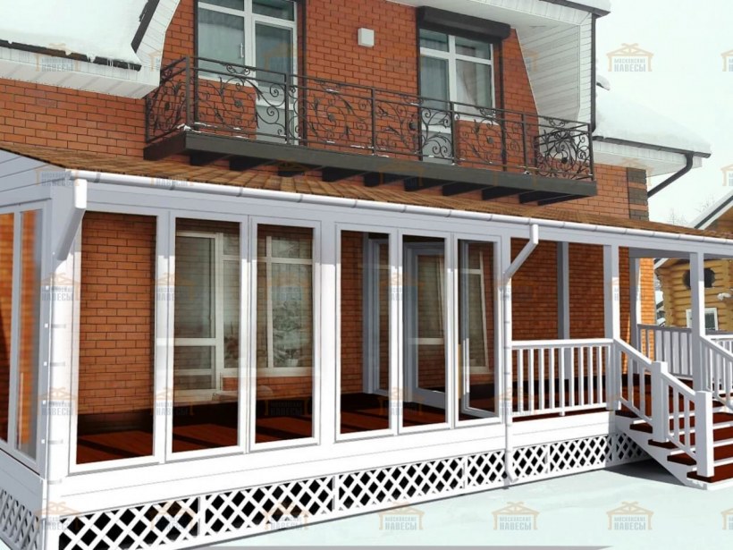 Застекленная входная группа