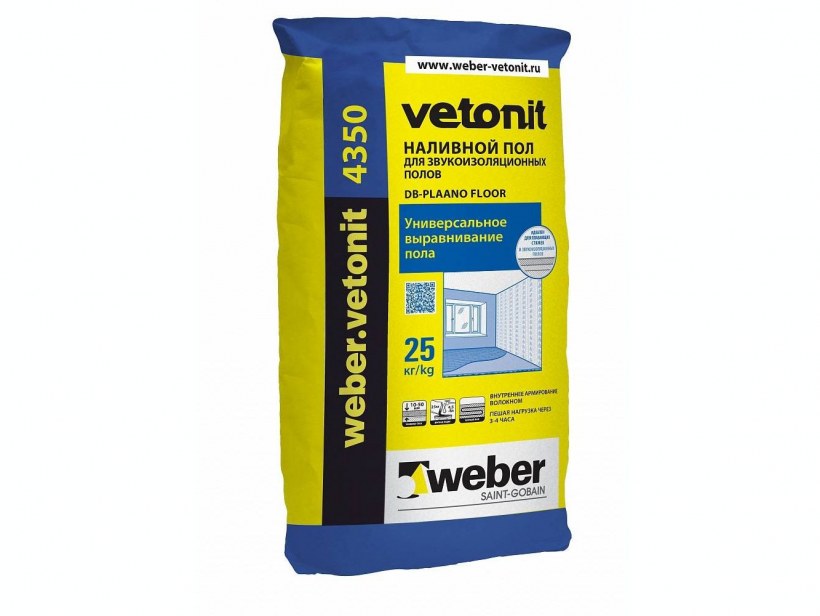 Наливной пол Weber Vetonit 4100