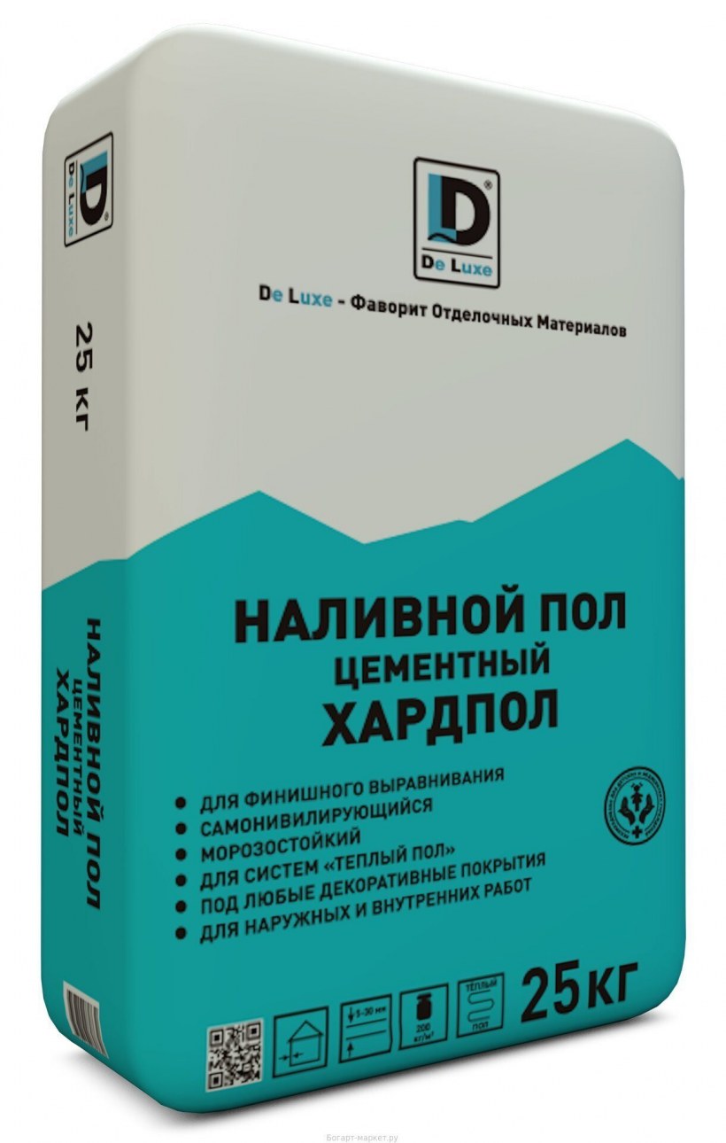 Наливной пол цементный самовыравнивающийся