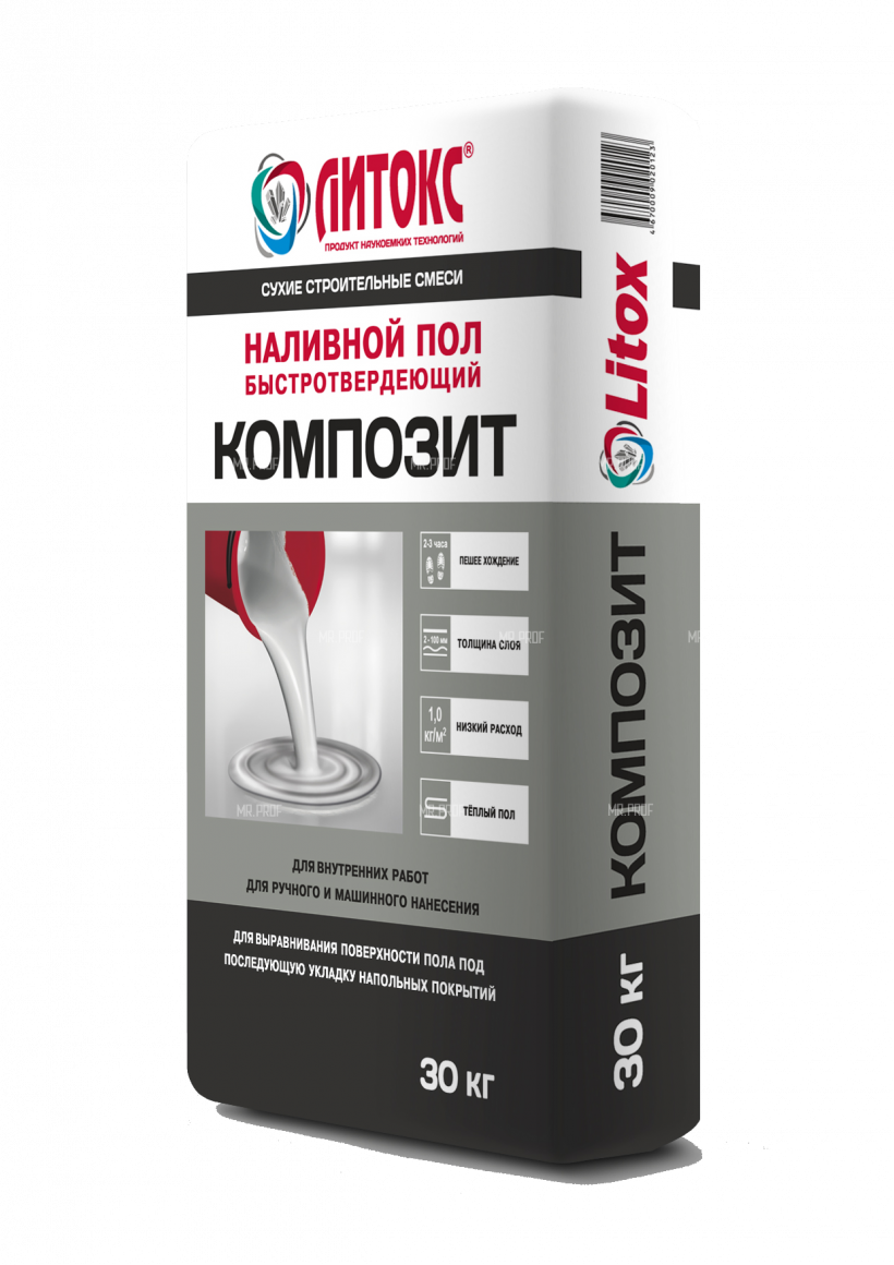 Пол наливной Литокс композит 30 кг