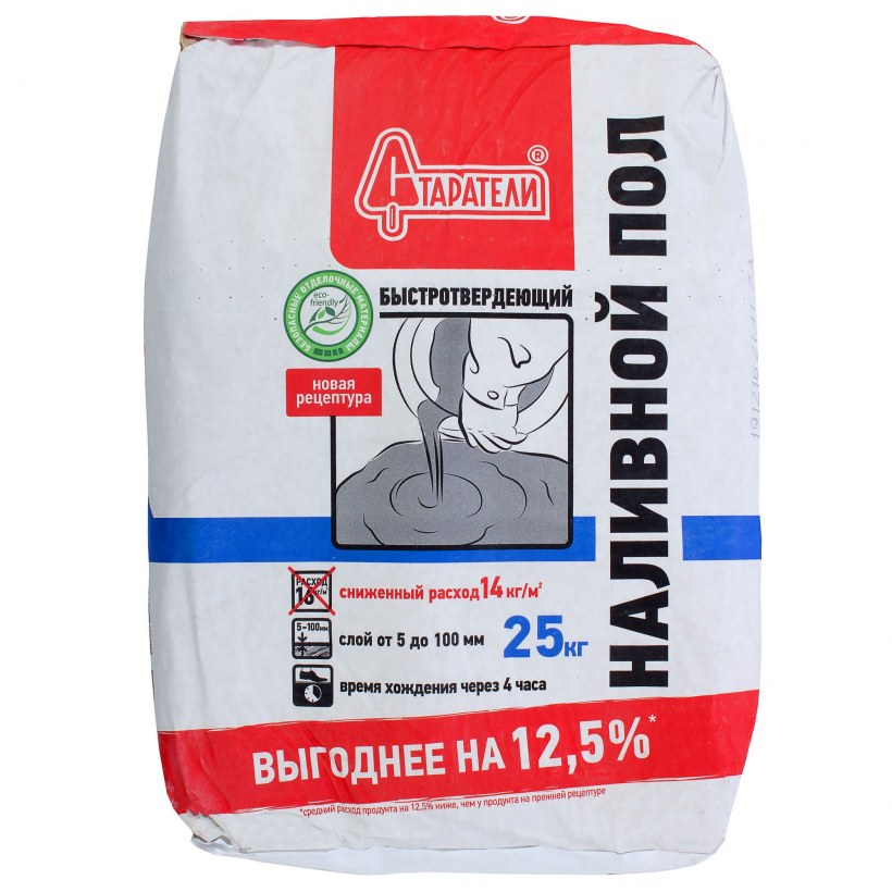 Пол наливной быстротвердеющий "Старатели" (5-100мм), 25кг