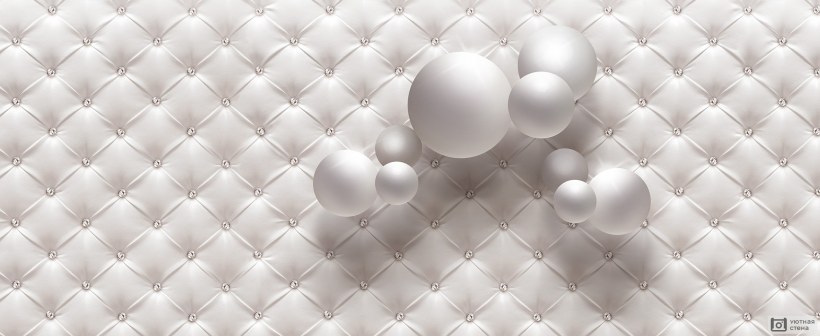Фотообои шары жемчуг