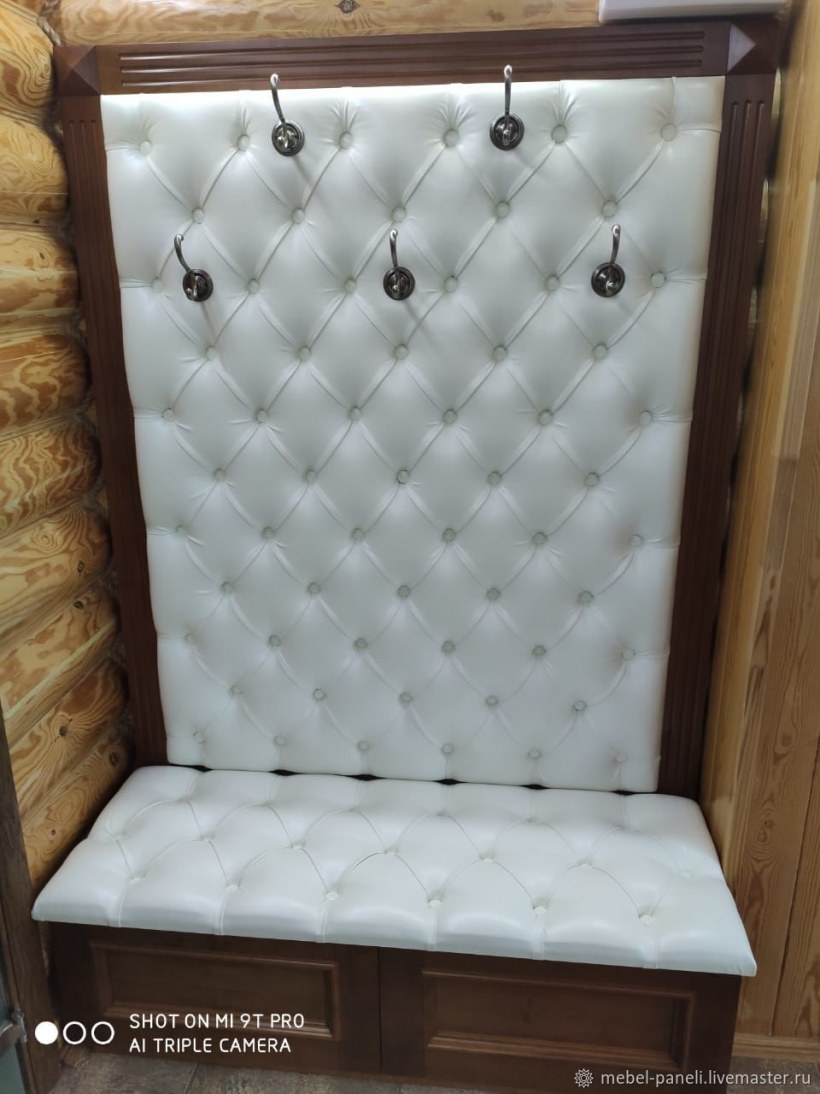 Стеганая панель в прихожую